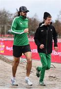 8 December 2018; Mick Clohisey, left, and Damien Landers of Ireland, during the European Cross Country Previews at Beekse Bergen Safari Park in Tilburg, Netherlands. Photo by Sam Barnes/Sportsfile