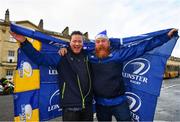 8 December 2018; Leinster supporters Eugene Canavan, left, and Gerry Rafferty prior to the European Rugby Champions Cup Pool 1 Round 3 match between Bath and Leinster at the Recreation Ground in Bath, England. Photo by Ramsey Cardy/Sportsfile
