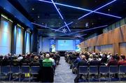 8 December 2018; Uachtarán Chumann Lúthchleas Gael John Horan speaking during the National GAA Club Forum at Croke Park in Dublin. Photo by Brendan Moran/Sportsfile