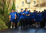 8 December 2018; Leinster players, including Jonathan Sexton, arrive prior to the European Rugby Champions Cup Pool 1 Round 3 match between Bath and Leinster at the Recreation Ground in Bath, England. Photo by Ramsey Cardy/Sportsfile