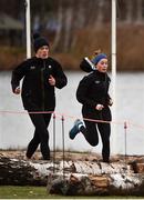 8 December 2018; Emma O'Brien, left, and Sarah Healy of Ireland during the European Cross Country Previews at Beekse Bergen Safari Park in Tilburg, Netherlands. Photo by Sam Barnes/Sportsfile