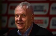 8 December 2018; Svein Arne Hansen, President of European Athletics speaking during the European Cross Country Press Conference at Beekse Bergen Safari Park in Tilburg, Netherlands. Photo by Sam Barnes/Sportsfile