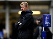 8 December 2018; Leinster head coach Leo Cullen prior to the European Rugby Champions Cup Pool 1 Round 3 match between Bath and Leinster at the Recreation Ground in Bath, England. Photo by Ramsey Cardy/Sportsfile