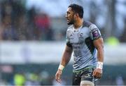 8 December 2018; Bundee Aki of Connacht during the European Rugby Challenge Cup Pool 3 Round 3 match between Connacht and Perpignan at the Sportsgrounds in Galway. Photo by Piaras Ó Mídheach/Sportsfile