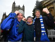 8 December 2018; Leinster supporters, from left, Carl Coates, Denis Ward, and Donal Hickey prior to the European Rugby Champions Cup Pool 1 Round 3 match between Bath and Leinster at the Recreation Ground in Bath, England. Photo by Ramsey Cardy/Sportsfile