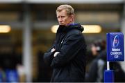 8 December 2018; Leinster head coach Leo Cullen during the European Rugby Champions Cup Pool 1 Round 3 match between Bath and Leinster at the Recreation Ground in Bath, England. Photo by Ramsey Cardy/Sportsfile