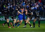 8 December 2018; Sam Underhill of Bath is tackled by Rhys Ruddock of Leinster during the European Rugby Champions Cup Pool 1 Round 3 match between Bath and Leinster at the Recreation Ground in Bath, England. Photo by Ramsey Cardy/Sportsfile