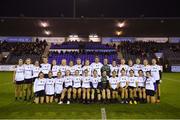 8 December 2018; The Foxrock-Cabinteely squad prior to the All-Ireland Ladies Football Senior Club Championship Final match between Foxrock-Cabinteely, Dublin, and Mourneabbey, Cork, at Parnell Park in Dublin. Photo by Stephen McCarthy/Sportsfile