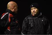 8 December 2018; Louth manager Wayne Kierans, right, and selector Cathal Murray during the O'Byrne Cup Round 1 match between Louth and Wexford at the Darver Louth Centre of Excellence in Louth. Photo by David Fitzgerald/Sportsfile