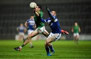 8 December 2018; Seamus Lavin of Meath in action against Gary Walsh of Laois during the O'Byrne Cup Round 1 match between Laois and Meath at O'Moore Park in Laois. Photo by Eóin Noonan/Sportsfile