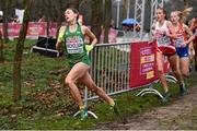 9 December 2018; Laura Nicholson, left, of Ireland competing in the U20 Women's event during the European Cross Country Championships at Beekse Bergen Safari Park in Tilburg, Netherlands. Photo by Sam Barnes/Sportsfile