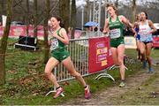 9 December 2018; Sarah Healy, left, and Emma O'Brien of Ireland competing in the U20 Women's event during the European Cross Country Championships at Beekse Bergen Safari Park in Tilburg, Netherlands. Photo by Sam Barnes/Sportsfile