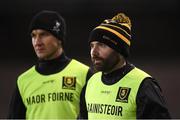 8 December 2018; Mourneabbey manager Shane Ronayne, right, during the All-Ireland Ladies Football Senior Club Championship Final match between Foxrock-Cabinteely, Dublin, and Mourneabbey, Cork, at Parnell Park in Dublin. Photo by Stephen McCarthy/Sportsfile
