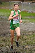 9 December 2018; Siobhra O’Flaherty of Ireland competing in the U23 Women's event during the European Cross Country Championships at Beekse Bergen Safari Park in Tilburg, Netherlands. Photo by Sam Barnes/Sportsfile