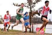 9 December 2018; Seán O'Leary of Ireland competing in the U20 Men's event during the European Cross Country Championships at Beekse Bergen Safari Park in Tilburg, Netherlands. Photo by Sam Barnes/Sportsfile