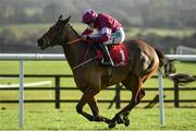 9 December 2018; Due Reward, with Rachael Blackmore up, on their way to winning the Join Our 2019 Members Club Novice Hurdle at Punchestown Racecourse in Naas, Co. Kildare. Photo by Seb Daly/Sportsfile