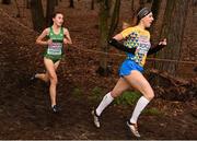 9 December 2018; Aoibhe Richardson of Ireland competing in the U23 Women's event during the European Cross Country Championships at Beekse Bergen Safari Park in Tilburg, Netherlands. Photo by Sam Barnes/Sportsfile