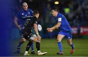 8 December 2018; Jonathan Sexton, right, and Devin Toner of Leinster during the European Rugby Champions Cup Pool 1 Round 3 match between Bath and Leinster at the Recreation Ground in Bath, England. Photo by Ramsey Cardy/Sportsfile