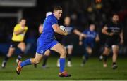 8 December 2018; Jordan Larmour of Leinster on his way to scoring his side's second try during the European Rugby Champions Cup Pool 1 Round 3 match between Bath and Leinster at the Recreation Ground in Bath, England. Photo by Ramsey Cardy/Sportsfile