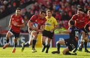 9 December 2018; CJ Stander in action against Antoine Tichit of Castres Olympique during the European Rugby Champions Cup Pool 2 Round 3 match between Munster and Castres at Thomond Park in Limerick. Photo by Brendan Moran/Sportsfile