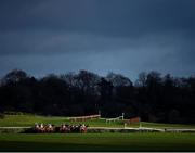 9 December 2018; A view of the field prior to the Punchestown Racecourse Of The Year Maiden Hurdle at Punchestown Racecourse in Naas, Co. Kildare. Photo by Seb Daly/Sportsfile