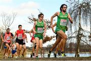 9 December 2018; Damian Lander, left, and Mick Clohisey of Ireland competing in the Senior Men's event during the European Cross Country Championships at Beekse Bergen Safari Park in Tilburg, Netherlands. Photo by Sam Barnes/Sportsfile