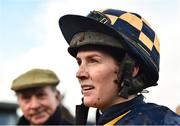 9 December 2018; Jockey Rachael Blackmore after winning the Sherry FitzGerald Lettings Handicap Hurdle on Artic Pearl at Punchestown Racecourse in Naas, Co. Kildare. Photo by Seb Daly/Sportsfile