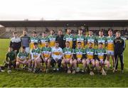9 December 2018; The Offaly team prior to the Walsh Cup Round 1 match between Offaly and Laois at St Brendan's Park in Offaly. Photo by David Fitzgerald/Sportsfile