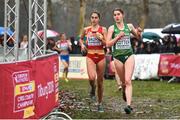 9 December 2018; Stephanie Cotter of Ireland competing in the U20 Women's event during the European Cross Country Championships at Beekse Bergen Safari Park in Tilburg, Netherlands. Photo by Sam Barnes/Sportsfile