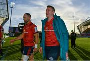 9 December 2018; Alby Mathewson, left, and Rory Scannell of Munster after the European Rugby Champions Cup Pool 2 Round 3 match between Munster and Castres at Thomond Park in Limerick. Photo by Diarmuid Greene/Sportsfile