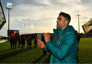 9 December 2018; Conor Murray of Munster applauds supporters after the European Rugby Champions Cup Pool 2 Round 3 match between Munster and Castres at Thomond Park in Limerick. Photo by Diarmuid Greene/Sportsfile