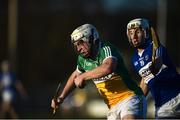 9 December 2018; Sean Dolan of Offaly in action against Ciaran Comerford of Laois during the Walsh Cup Round 1 match between Offaly and Laois at St Brendan's Park in Offaly. Photo by David Fitzgerald/Sportsfile