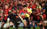 9 December 2018; Conor Murray of Munster in action against Loic Jacquet and Mathieu Babillot of Castres Olympique during the European Rugby Champions Cup Pool 2 Round 3 match between Munster and Castres at Thomond Park in Limerick. Photo by Diarmuid Greene/Sportsfile