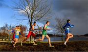 9 December 2018; John Travers of Ireland, second from right, competing in the Mixed Relay event during the European Cross Country Championship at Beekse Bergen Safari Park in Tilburg, Netherlands. Photo by Sam Barnes/Sportsfile
