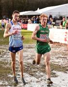 9 December 2018; Sean Tobin of Ireland after competing in the Senior Men's event during the European Cross Country Championship at Beekse Bergen Safari Park in Tilburg, Netherlands. Photo by Sam Barnes/Sportsfile
