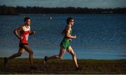 9 December 2018; Damien Landers of Ireland, right,  competing in the Senior Men's Event during the European Cross Country Championship at Beekse Bergen Safari Park in Tilburg, Netherlands. Photo by Sam Barnes/Sportsfile