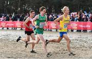 9 December 2018; Damien Landers of Ireland, centre, competing in the Senior Men's Event during the European Cross Country Championship at Beekse Bergen Safari Park in Tilburg, Netherlands. Photo by Sam Barnes/Sportsfile