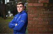 10 December 2018; Garry Ringrose poses for a portrait following a Leinster Rugby Press Conference at UCD in Dublin. Photo by David Fitzgerald/Sportsfile