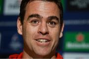 11 December 2018; Head coach Johann van Graan during a Munster Rugby press conference at the University of Limerick in Limerick. Photo by Diarmuid Greene/Sportsfile