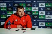 11 December 2018; CJ Stander during a Munster Rugby press conference at the University of Limerick in Limerick. Photo by Diarmuid Greene/Sportsfile
