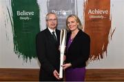 11 December 2018; In attendence are John Treacy, Chief Executive Sport Ireland with Sarah Keane, President of Olympic Federation of Ireland as the Olympic Federation of Ireland & Sport Ireland Institute launch ground-breaking new performance support ahead of Tokyo 2020 at the Sports Ireland Institute, in Abbotstown, Dublin. Photo by Sam Barnes/Sportsfile