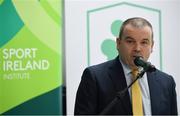 11 December 2018; Liam Harbison, Director of Sport Ireland Institute, speaking as the Olympic Federation of Ireland & Sport Ireland Institute launch ground-breaking new performance support ahead of Tokyo 2020 at the Sports Ireland Institute, in Abbotstown, Dublin. Photo by Sam Barnes/Sportsfile