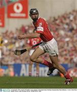 14 September 2003; Setanta O'hAilpin, Cork. Guinness All-Ireland Senior Hurling Championship Final, Kilkenny v Cork, Croke Park, Dublin. Picture credit; Brendan Moran / SPORTSFILE *EDI*