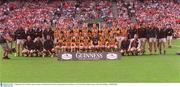14 September 2003; Kilkenny squad. Guinness All-Ireland Senior Hurling Championship Final, Kilkenny v Cork, Croke Park, Dublin. Picture credit; Ray McManus / SPORTSFILE