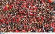 14 September 2003; Cork supporters pictured near the end of the match. Guinness All-Ireland Senior Hurling Championship Final, Kilkenny v Cork, Croke Park, Dublin. Picture credit; Ray McManus / SPORTSFILE