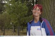 12 September 2003; Collette O'Hagan, Athletics. Picture credit; Brendan Moran / SPORTSFILE