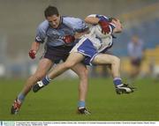 21 September 2003; Michael Crottty, Waterford, is tackled by Dublin's Declan Lally. All-Ireland U21 Football Championship Semi-Final, Dublin v Waterford, Semple Stadium, Thurles. Picture credit; Matt Browne / SPORTSFILE *EDI*