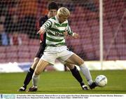 22 September 2003; Glen Fitzpatrick, Shamrock Rovers, in action against Ken Oman, Bohemians. eircom league Premier Division, Bohemians v Shamrock Rovers, Dalymount Park, Dublin. Picture credit; David Maher / SPORTSFILE *EDI*