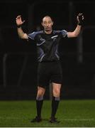 11 December 2018; Referee Justin Heffernan during the Walsh Cup Round 1 match between Carlow and Dublin at Netwatch Cullen Park in Carlow. Photo by Harry Murphy/Sportsfile