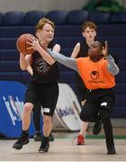 12 December 2018; Action from the game between St Ciaran’s NS, Baylin, Co. Westmeath and Castaheany Educate Together, Ongar, Co. Dublin during the Basketball Ireland Jr NBA Festival of Basketball at the National Basketball Arena in Tallaght, Dublin. Photo by David Fitzgerald/Sportsfile